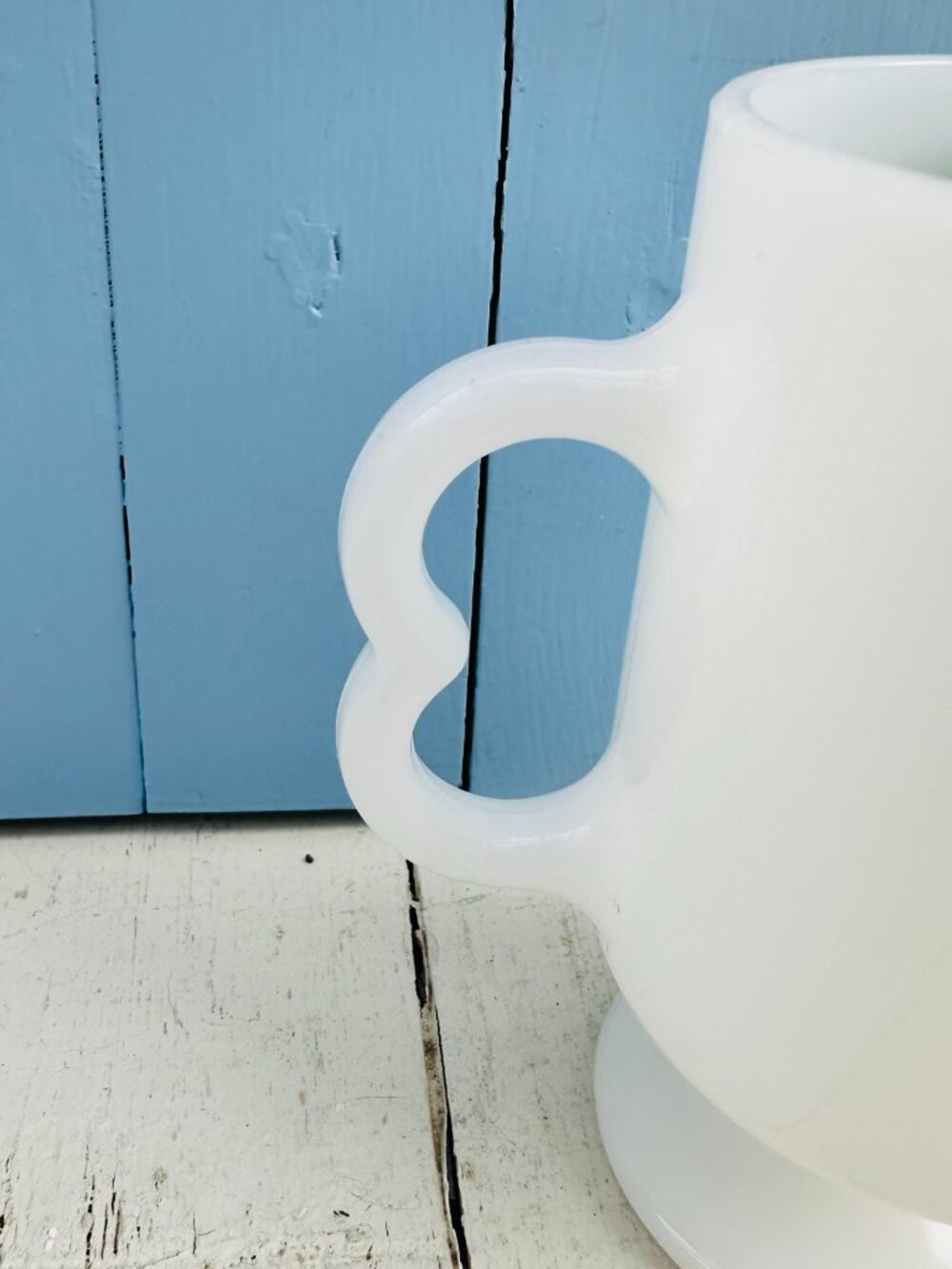 Vintage 60's Pyrex Crazy Daisy Footed Coffee Mug Pedestal Coffee Cup Retro Mug - Picture 5 of 11